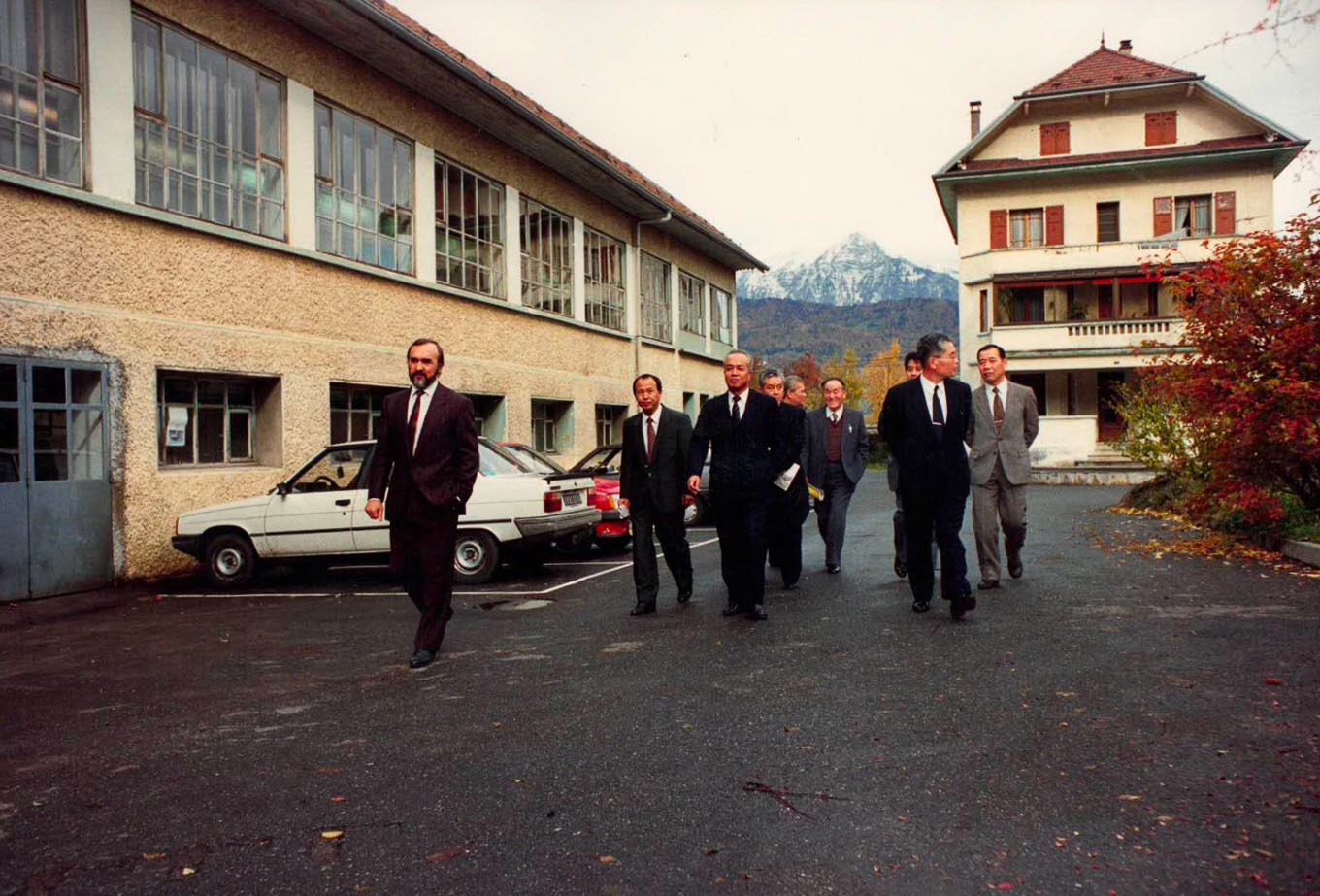 Visite de la famille d'entrepreneurs CONTAT dans la Vallée de l'Arve